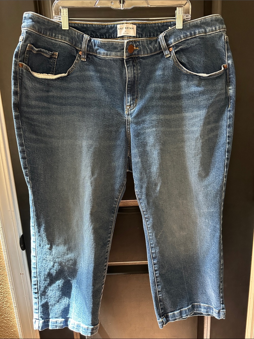 Lane Bryant Blue Cropped Curvy Jeans